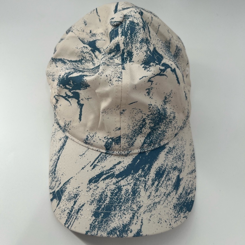 Cos Printed Baseball Cap In White - Picture 3 of 8